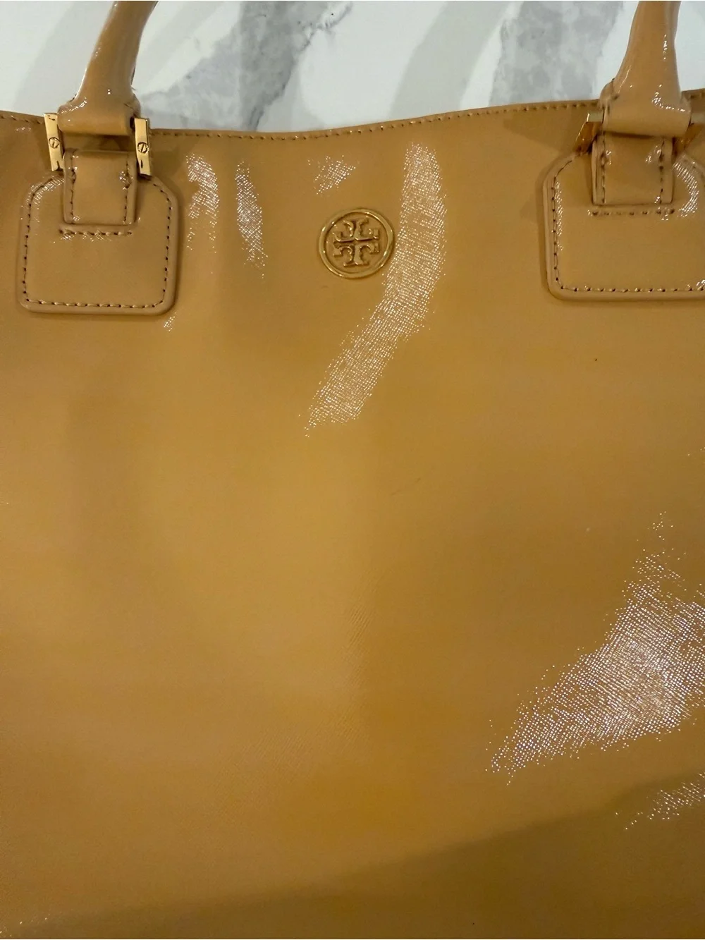 Tory Burch Patent Leather Tote